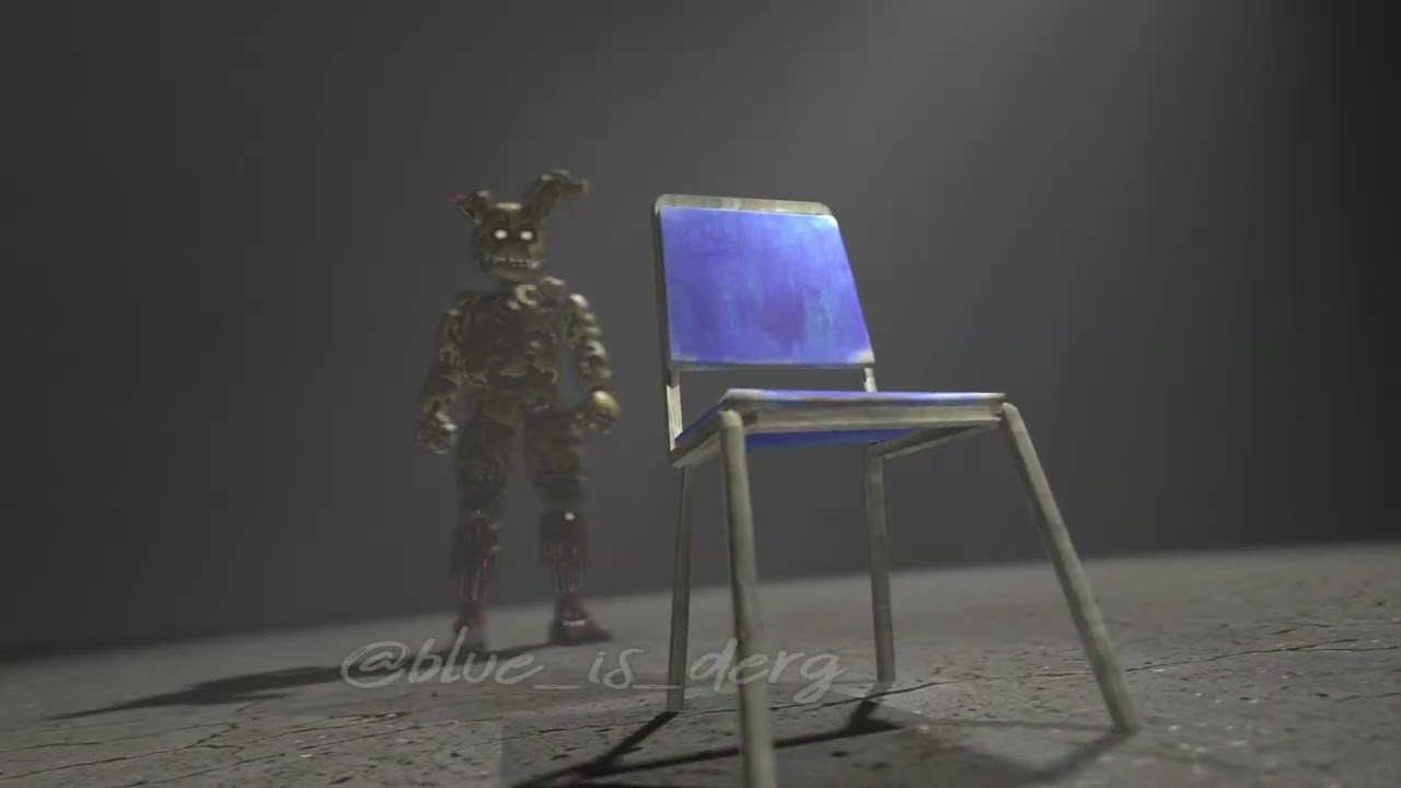 [SFM/FNAF] springtrap flips a chair (happy pride!!!)