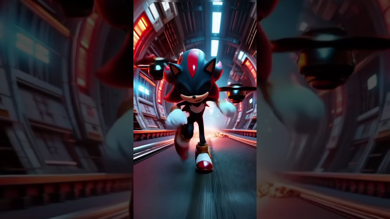 Shadow Sonic Tunnel Run 💥 | Chaos Energy Chase Through the Underground!