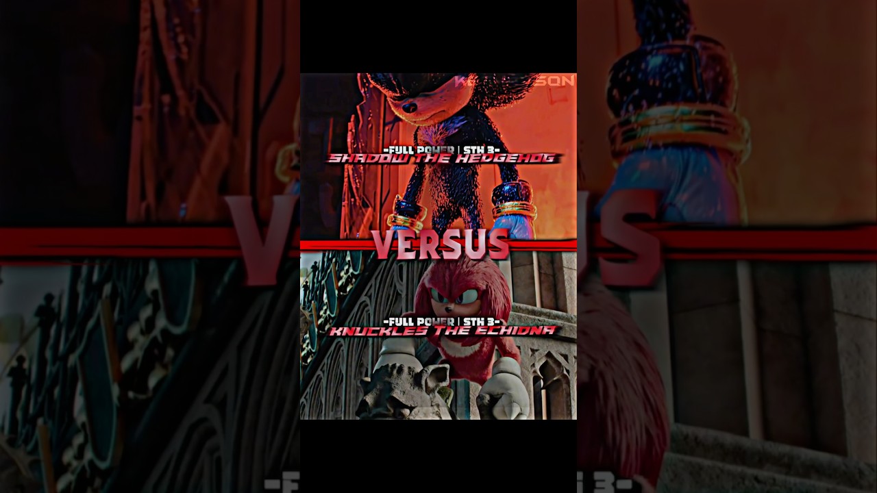 Shadow(Sonic 3) vs Knuckles(Sonic 3) | #shorts #shadowthehedgehog #knuckles #sonic3