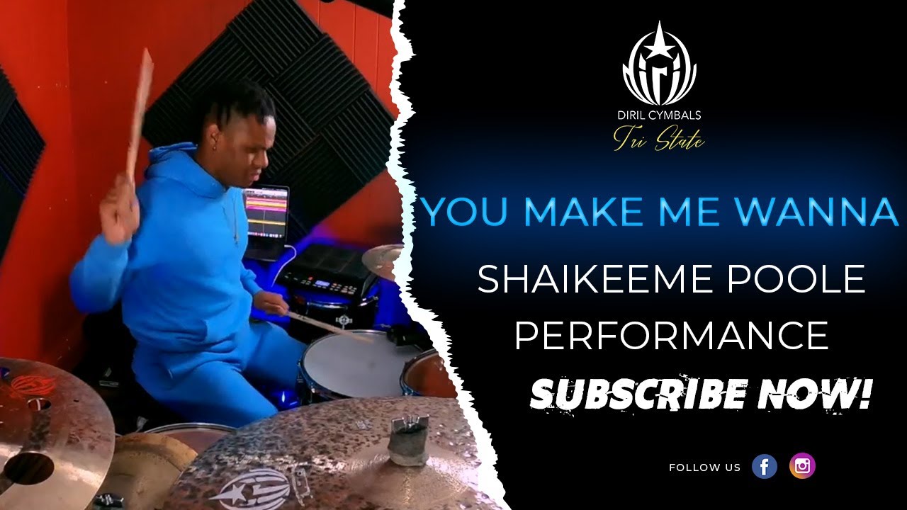 Shaikeem Poole | You Make Me Wanna | Diril Cymbals Tri State Drum Clinic