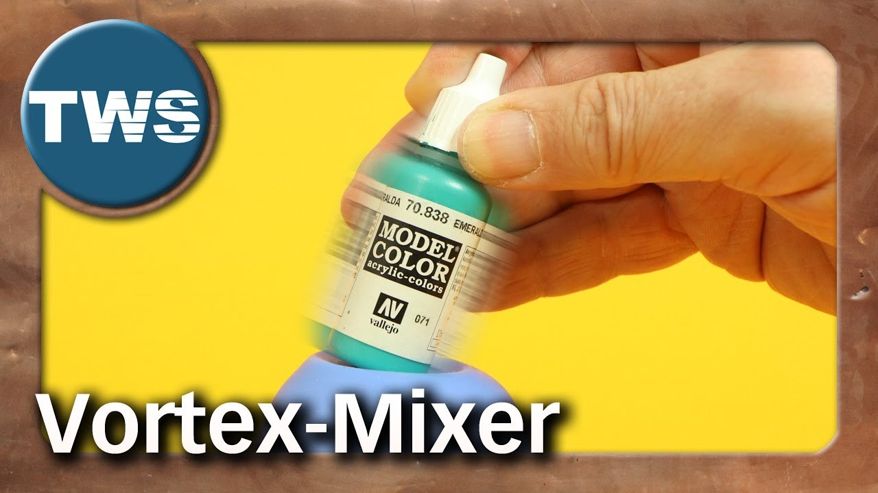 Shake it, baby: Vortex mixer for acrylic paints (miniature painting, tabletop, TWS)