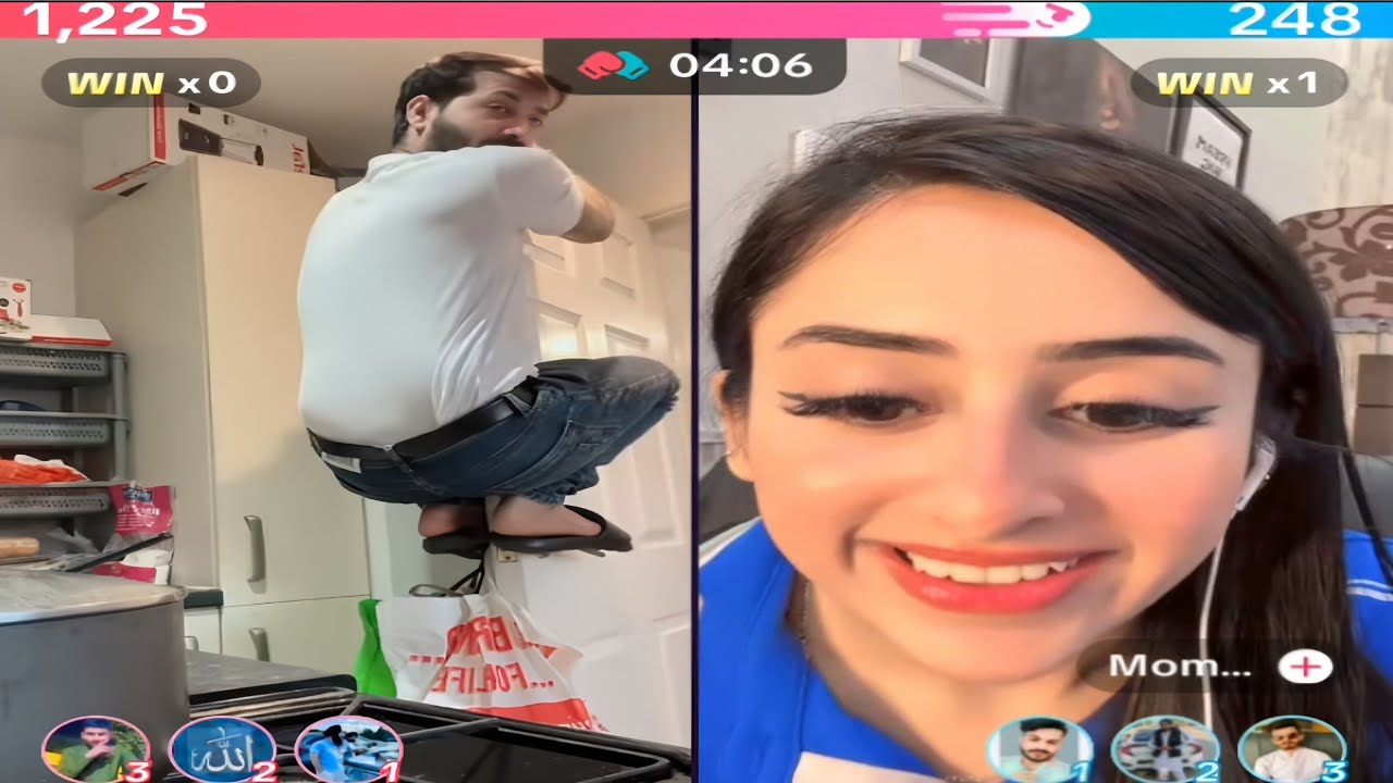 Shakeel mehar va momi jazzy tiktok live match - Shakeel very funny punishment