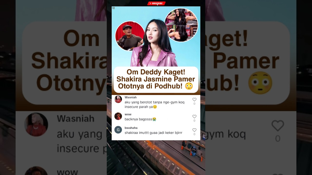 Shakira Jasmine Pamer Otot di Podcast Om Deddy! Netizen Syok 💪😂