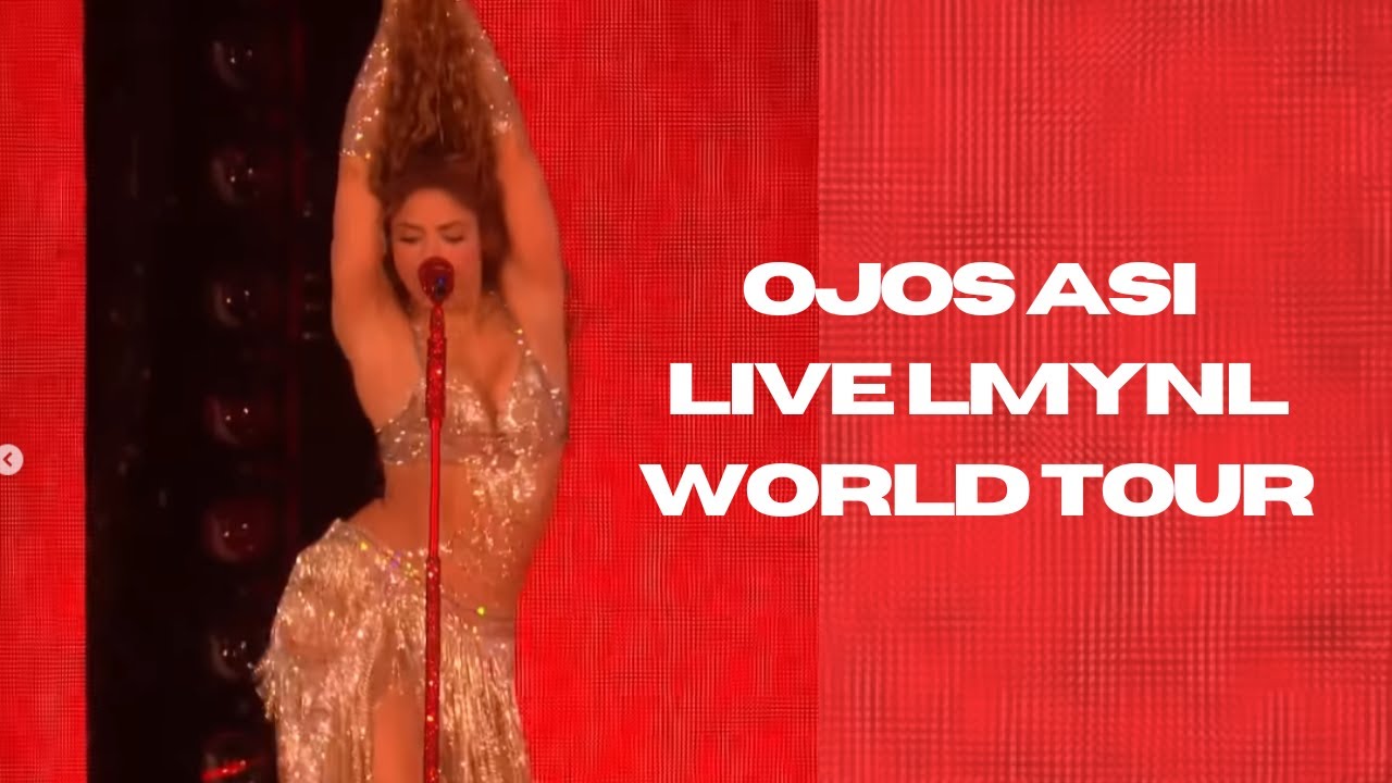 SHAKIRA OJOS ASÍ LIVE LAS VEGAS, NV 28/06/2025 #lmynlworldtour
