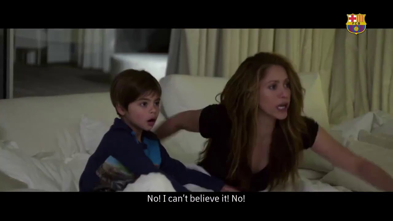 Shakira reaction after Barcelona beaten 4-0 against Liverpool