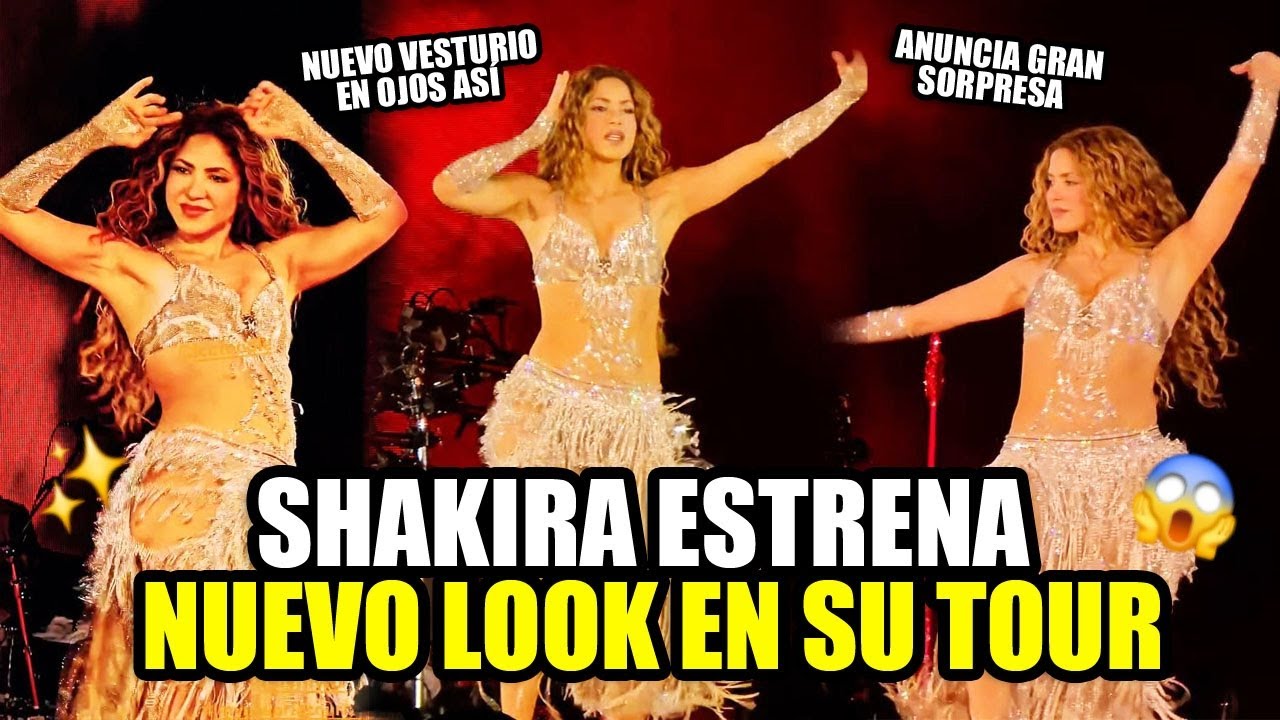 Shakira stuns with a new outfit on her 'Ojos Así' tour | See the look. ✨️😱