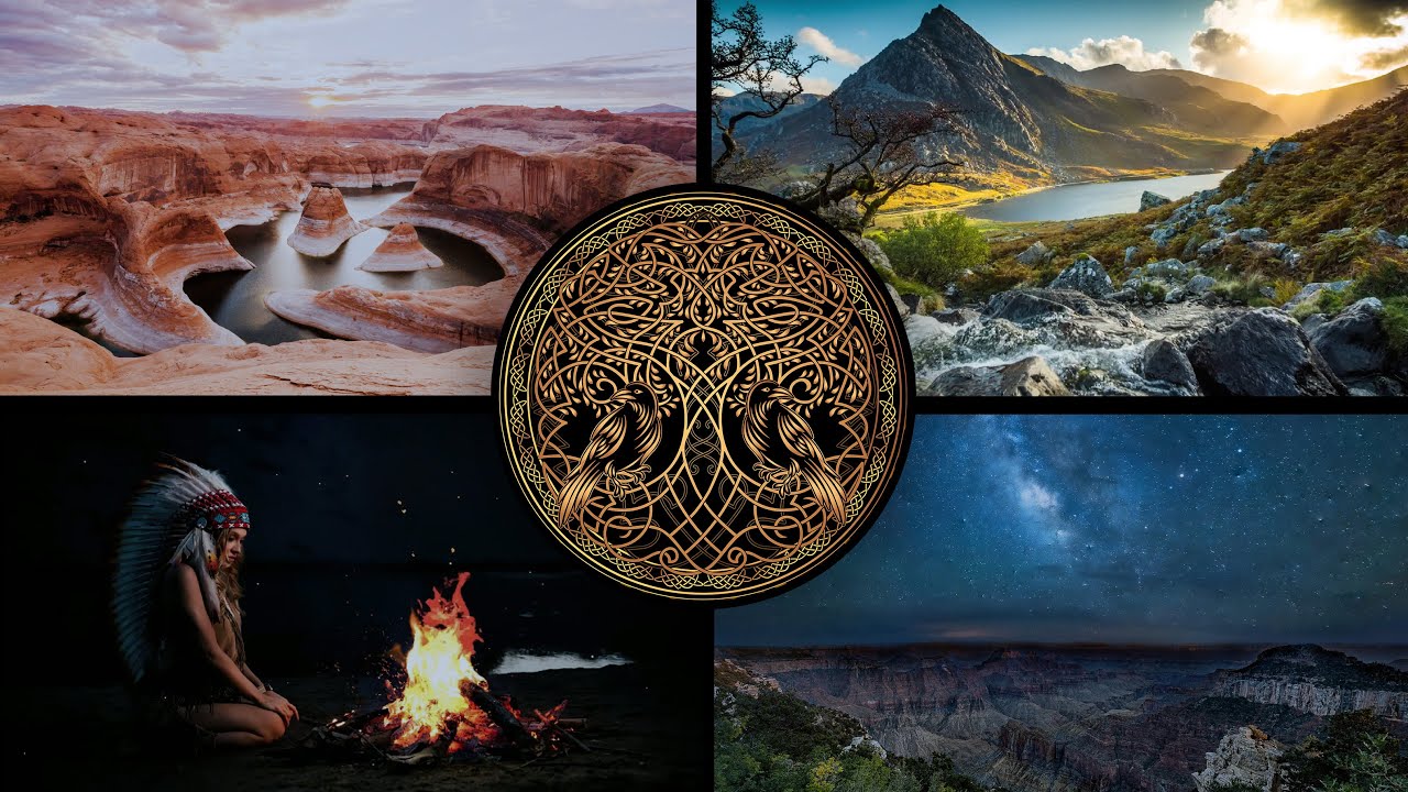Shamanic music of the 4 elements 💧🔥🦅🌎 Connection with nature