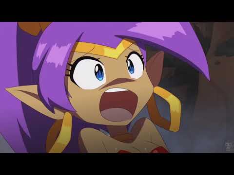 Shantae and the seven Sirens - ALL ANIMATED CUTSCENES (Studio Trigger Anime Scenes)