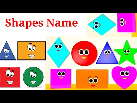Shape Name in English With Pictures //Shape Vocabulary//List of geometric Shapes