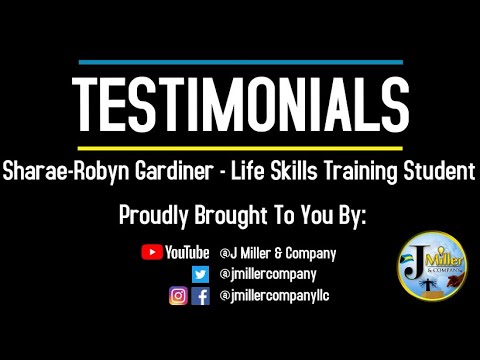 Sharae Robyn Gardiner | Life Skills Training | Testimonial