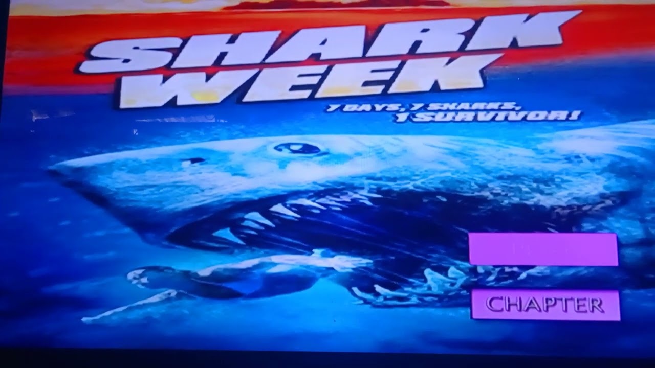 shark week (2012) DVD menu