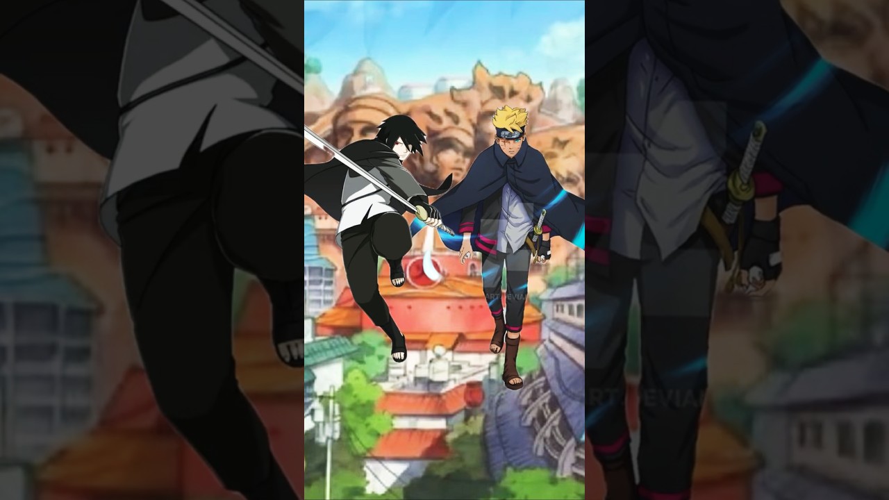 shasakiy uchiya vs boruto uzumaki #anime comparison shorts