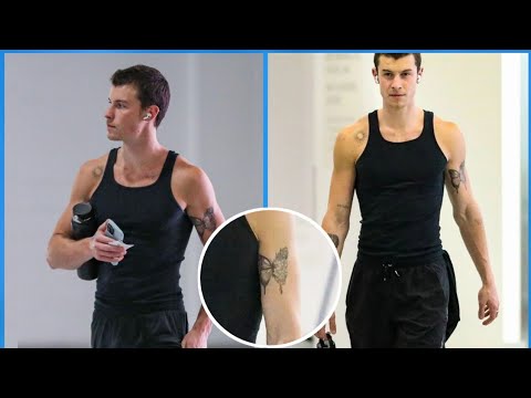 Shawn Mendes showcases his muscular physique in a tank top following a gym session in LA ‼️