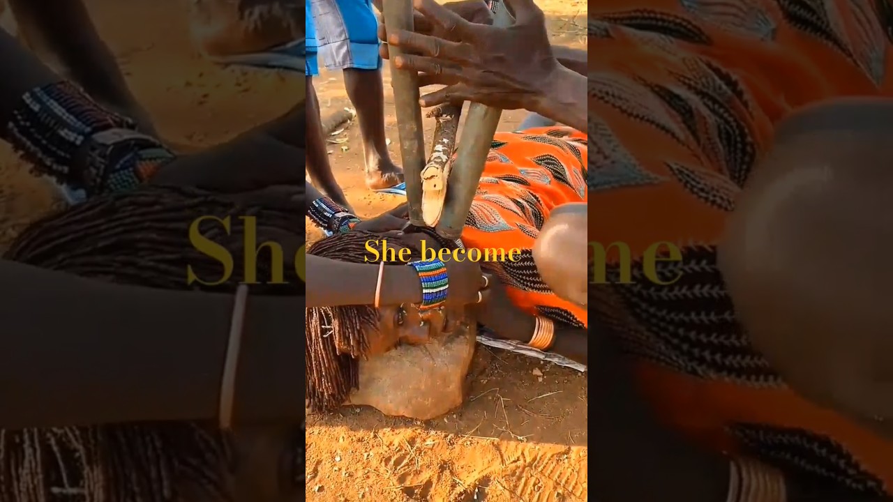 She become married ♀️ #tribalmarriage #shortvideio #short