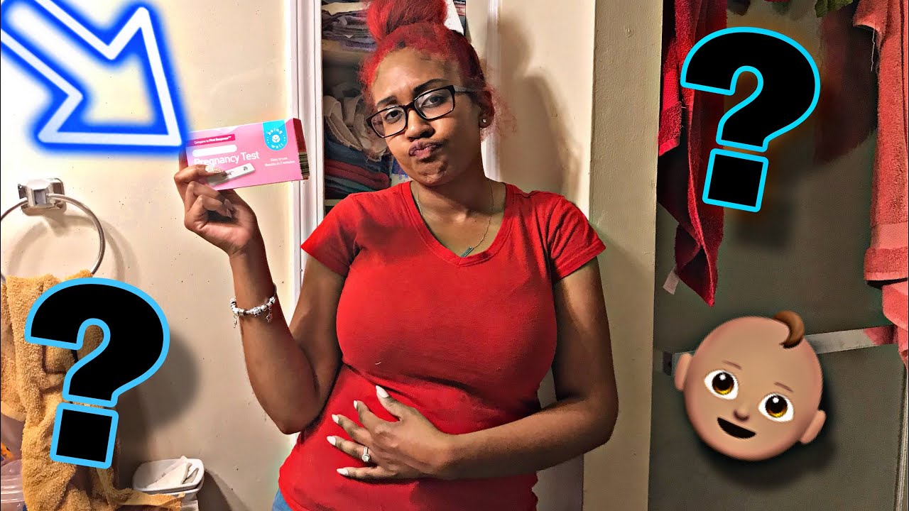 SHE FINALLY TOOK A PREGNANCY TEST!!!