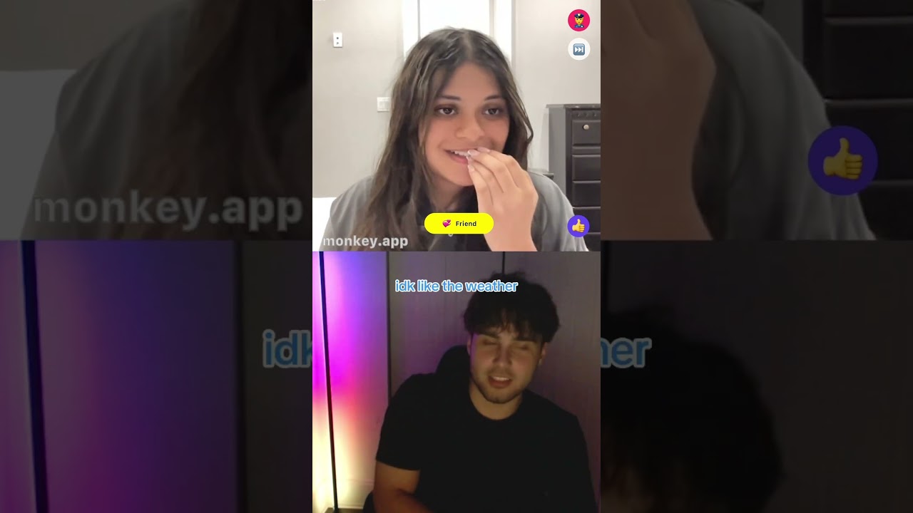 SHE GOT TROLLED ON MONKEY APP #shorts
