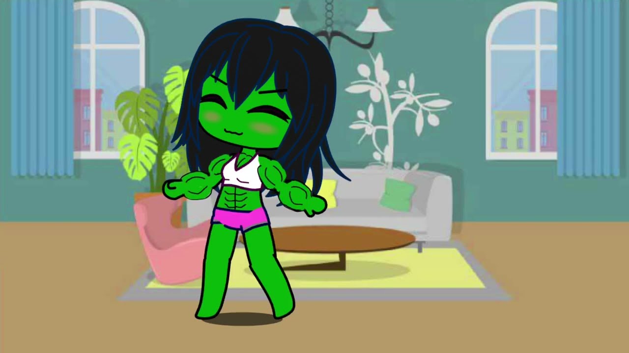 She hulk transformation part 3 | Gacha club | With sound