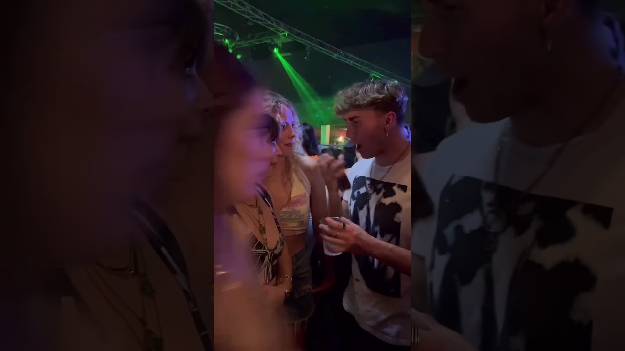 She kissed my camera man...