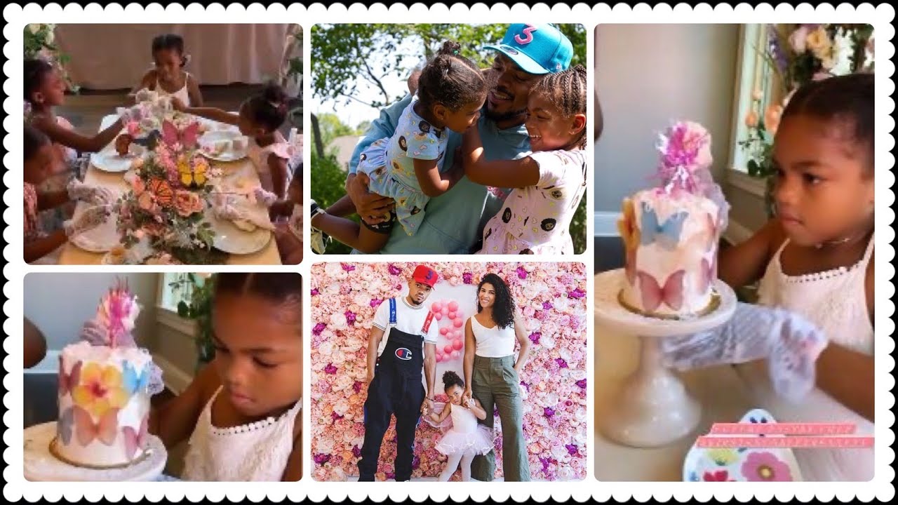 She turns 6 🎂 Chance The Rapper's Daughter Kensli has Pre-Birthday Party 6th🥳🎂🎉🎊