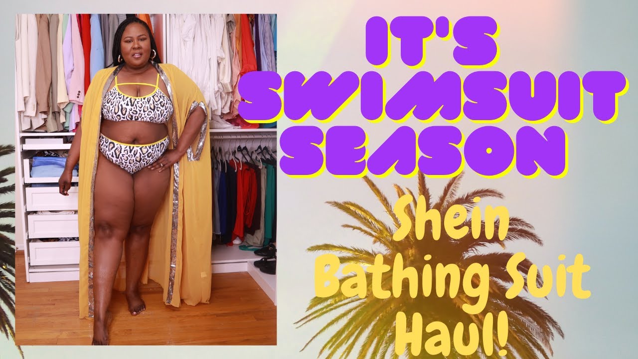 SHEIN ACCESSORIES AND PLUS SIZE BATHING SUIT HAUL// FEATURING WALMART BATHING SUITS