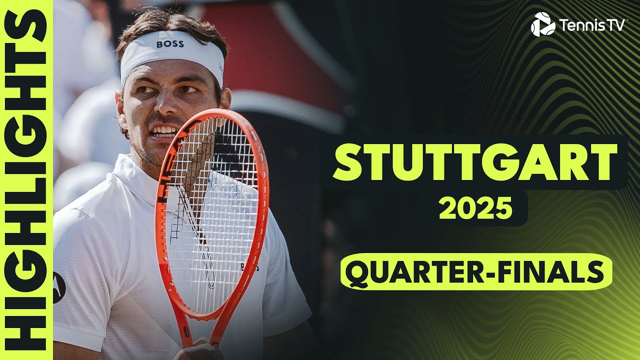 Shelton vs Lehecka; Zverev, Fritz, Auger-Aliassime & More | Stuttgart 2025 Quarter-Final Highlights
