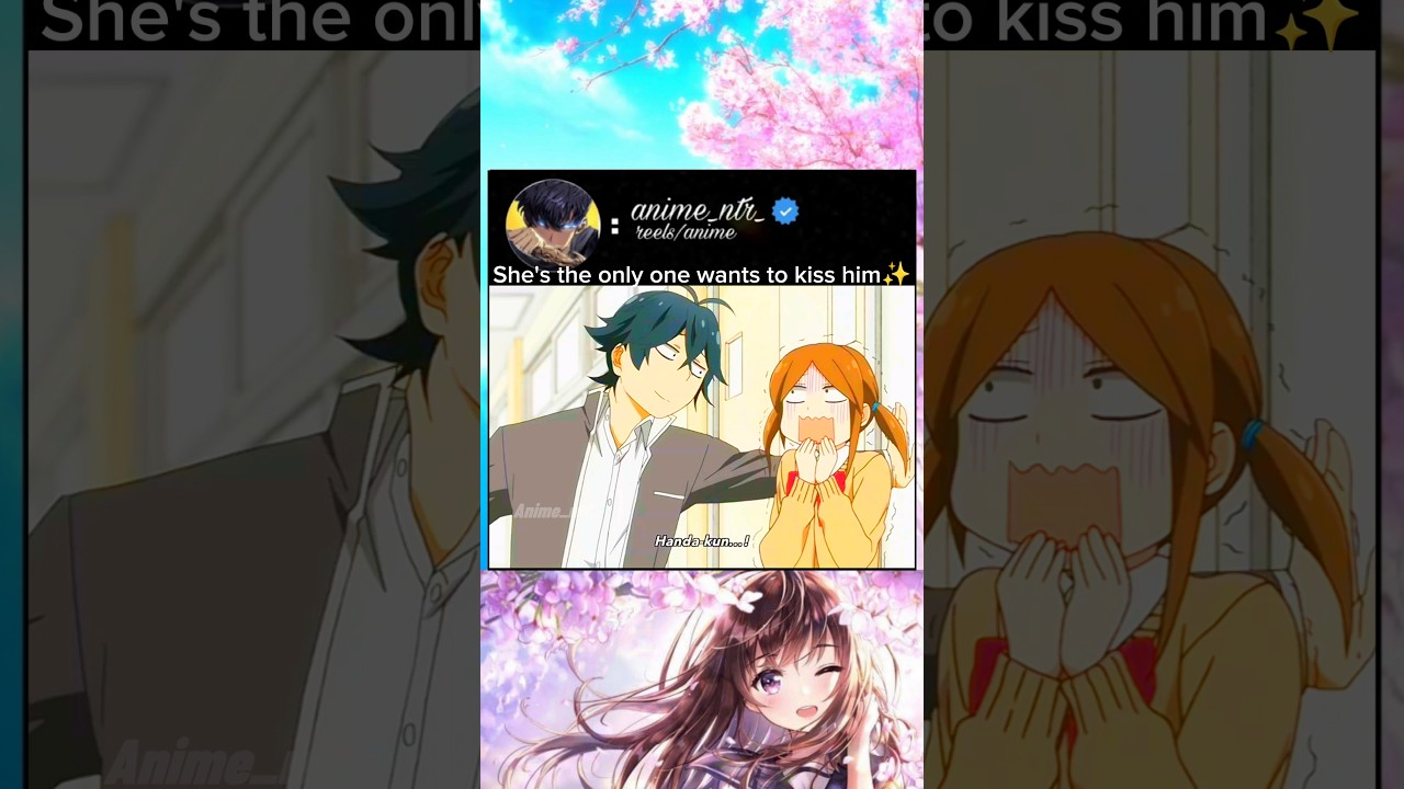 she's the only one wants to kiss him to  #anime #animeedit #animelover #romantic #love