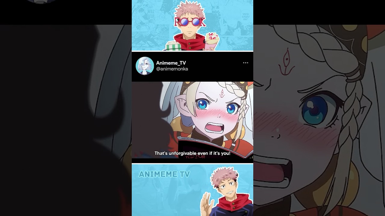 She’s too innocent for this world 😂 #anime #animemoments
