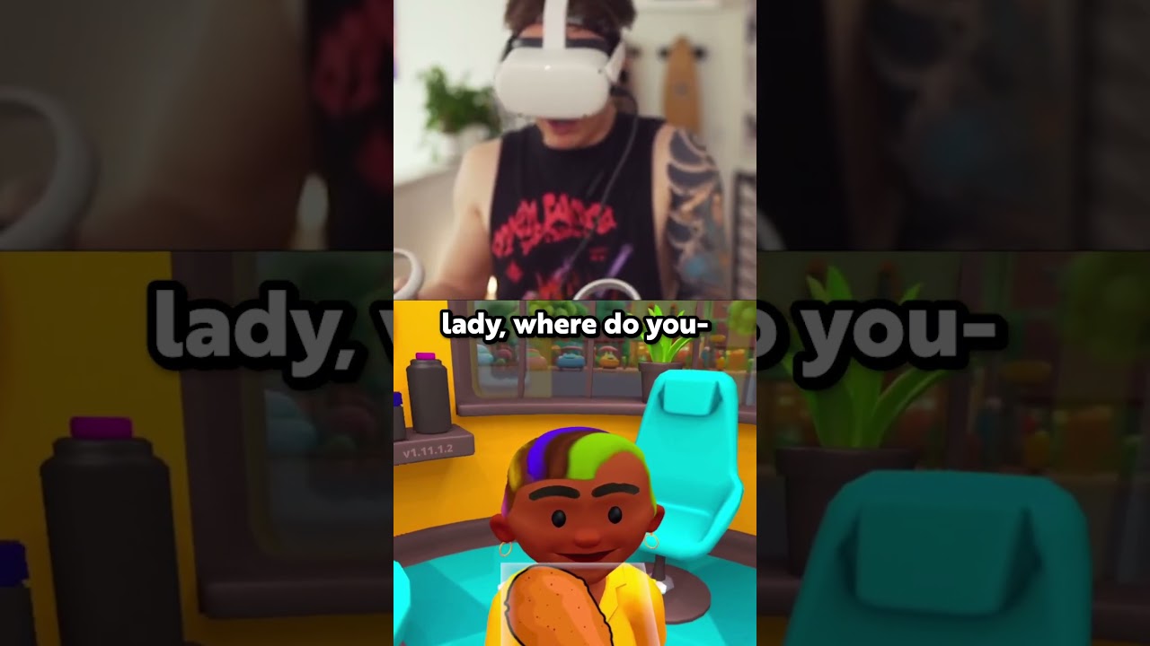 She's trying to get me cancelled... #blau #vr #virtualreality