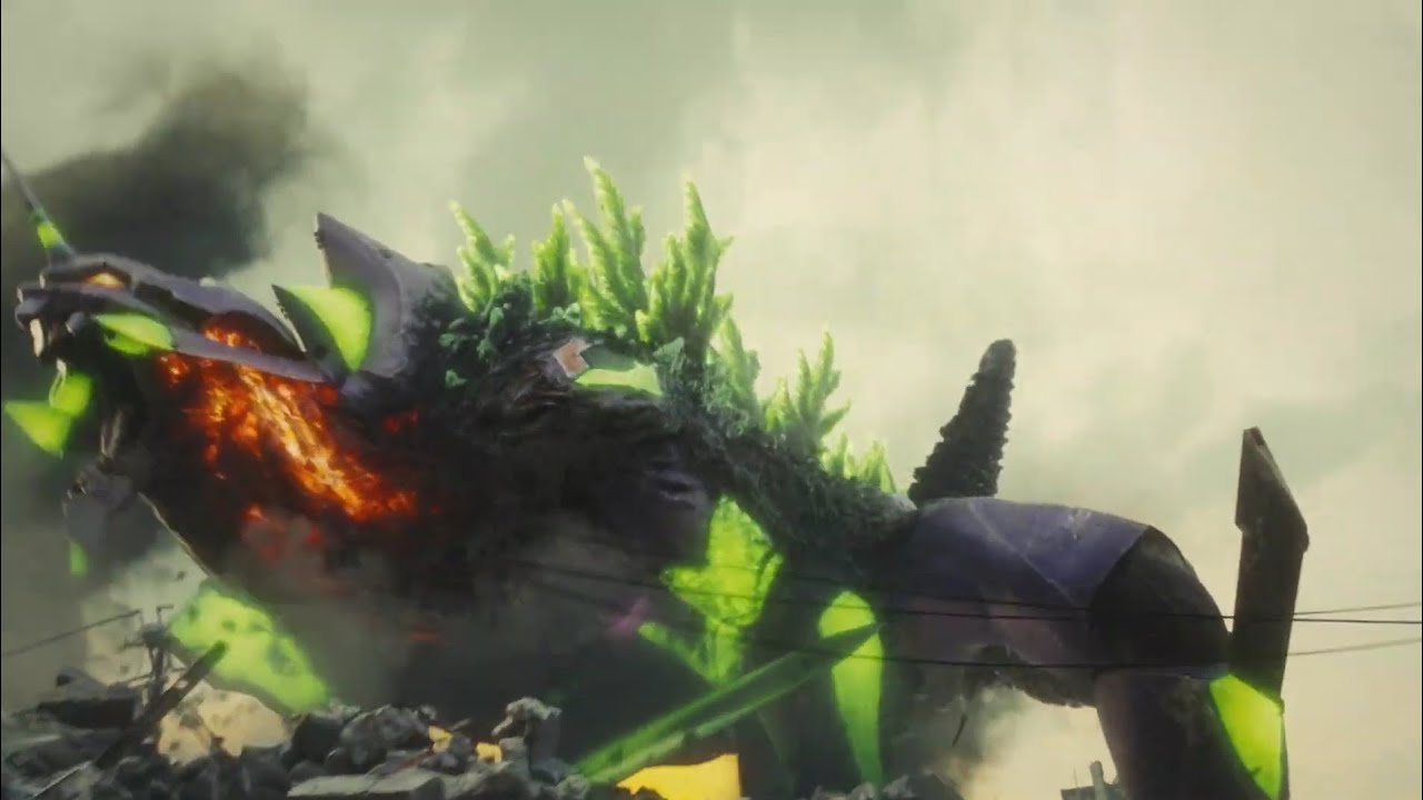 Shin Godzilla Vs Evangelion Unit 01 Hybrid Vs King Ghidorah Pachinko Trailer CM