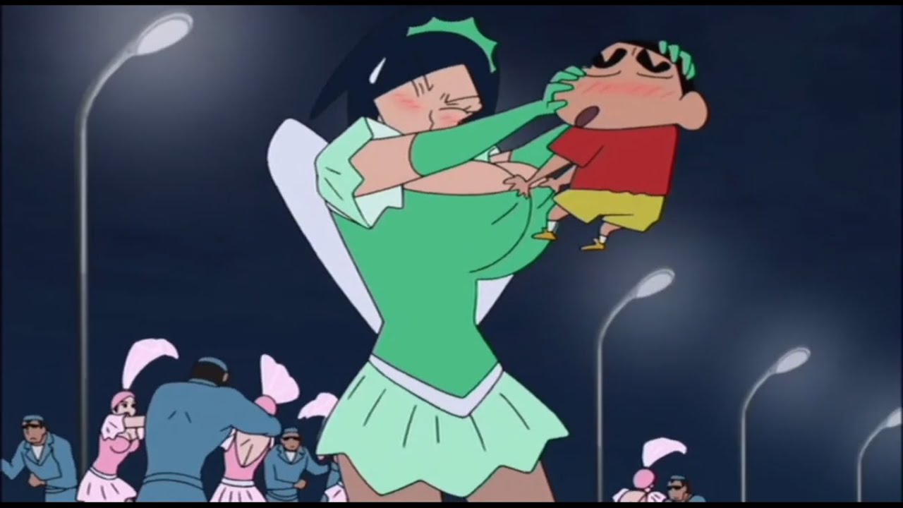 Shinchan Deleted Scene ' Fierceness That Invites Storm The Singing Buttocks Bomb '