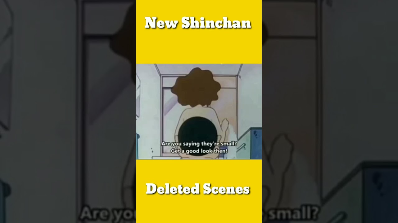 shinchan Funny Deleted Secene 🤣 #shorts #shinchan #ytshorts #funny