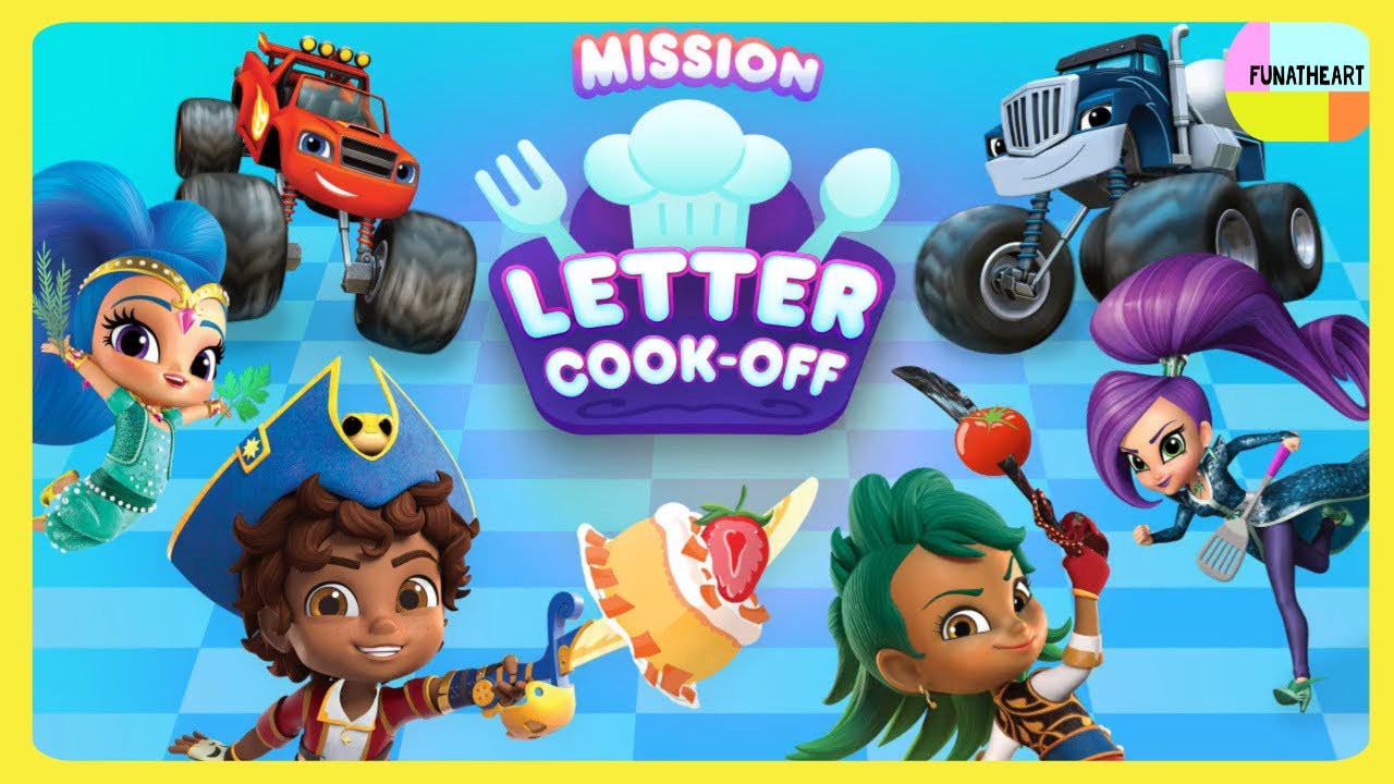 Shine, Blaze & Santiago In A Cooking Competition! #blazeandthemonstermachines #santiagooftheseas