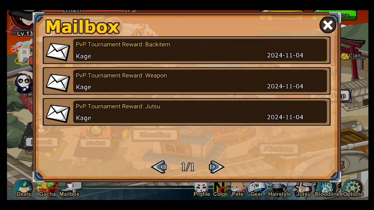 Shinobi Warfare S8 PVP Reward: Pi Ki vs Everyone