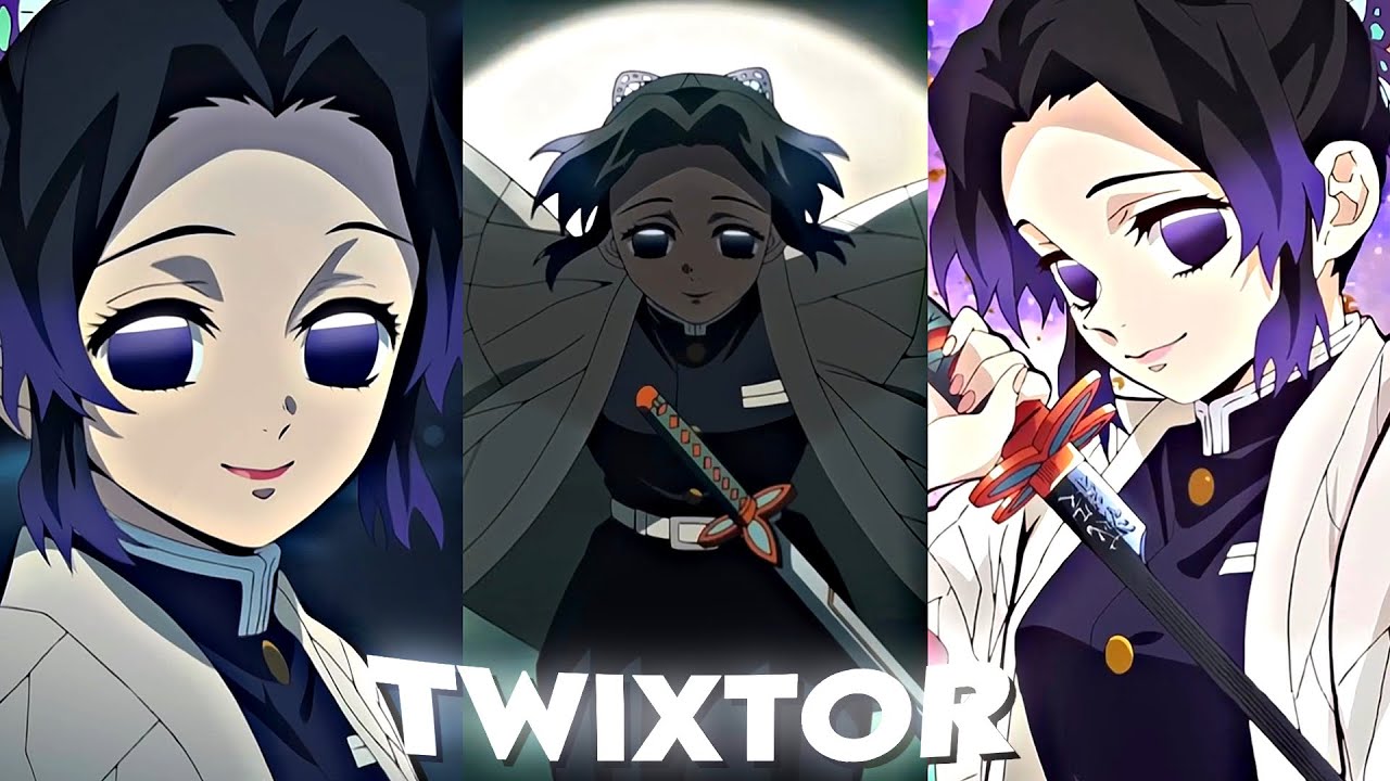 Shinobu Kocho Twixtor Clips For Editing - With/Without RSMB (Demon Slayer)