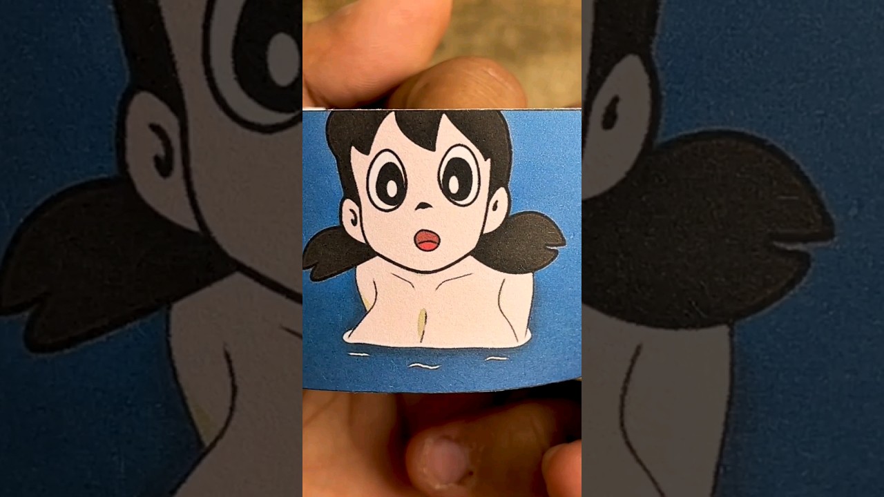 Shizuka Bath #doraemon #cartoon #flipbook #shizuka #bathing #nobita #shizukadrawing #viral #shorts