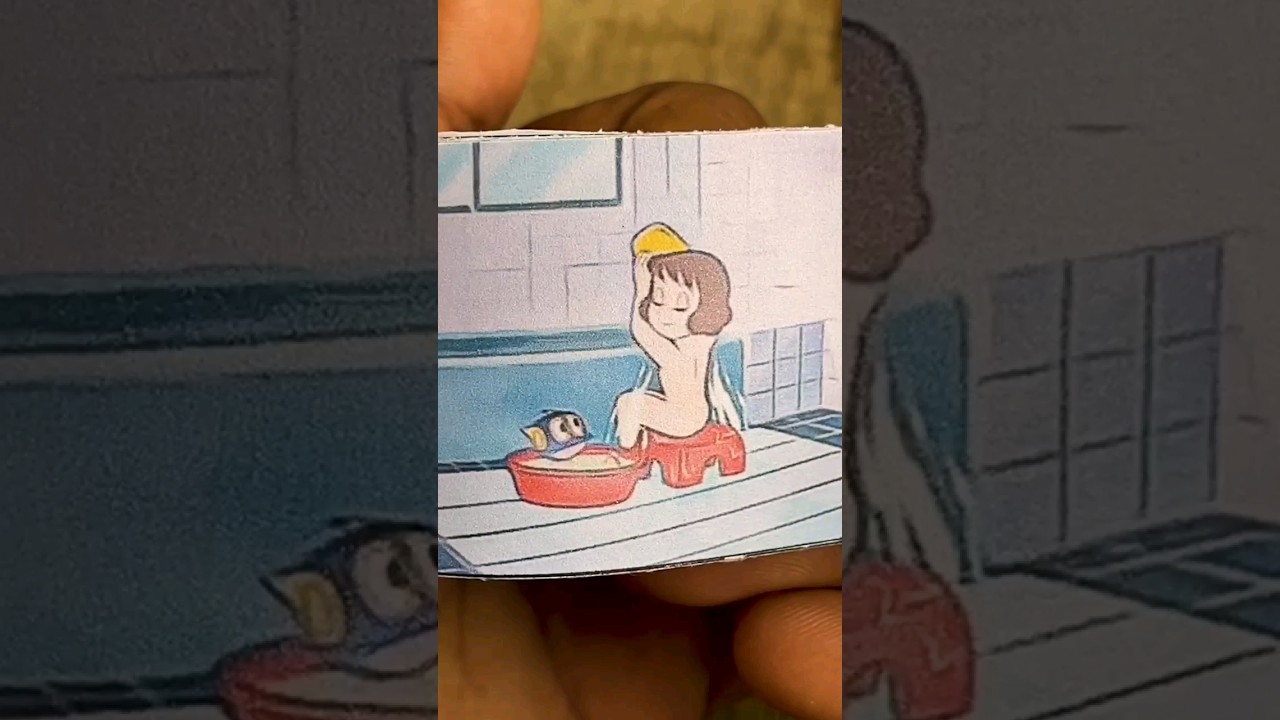 Shizuka Bathing #doraemon #cartoon #flipbook #shizuka #bathing #nobita #shizukadrawing #shorts