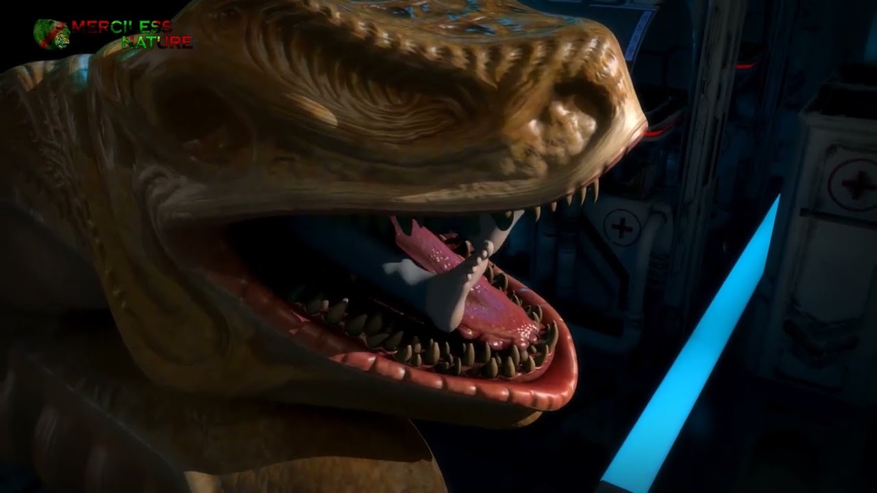 Shocking: Worm Swallows a Sick Woman On Med Bay in a SpaceShip!