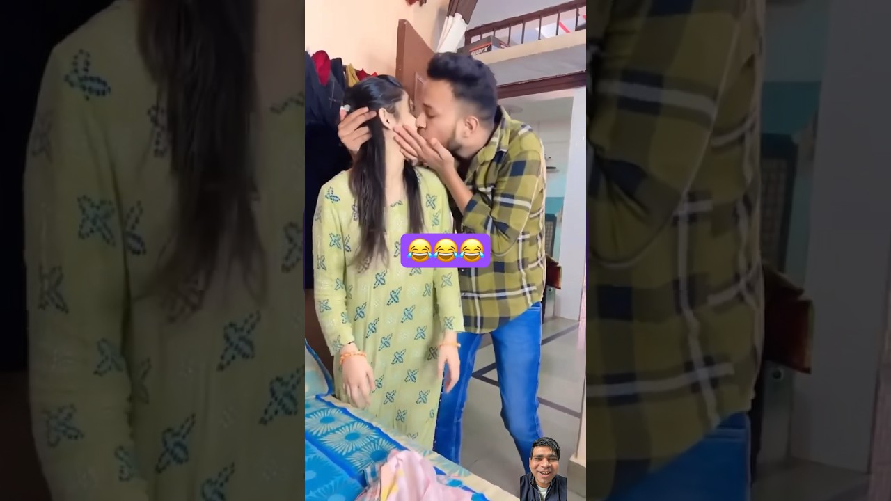 Shokeen se Sali ko kiss kr diya #comedy #funny #couple #couplegoals #love