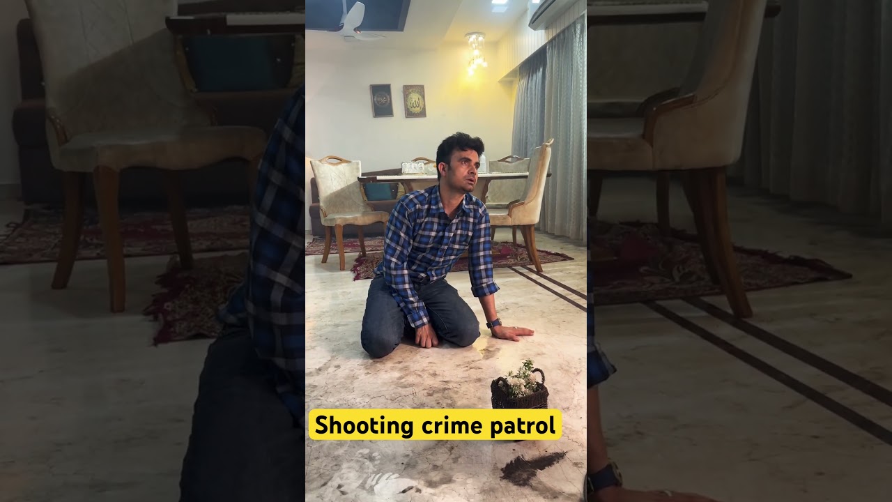 Shooting crime patrol ! Saheem Khan