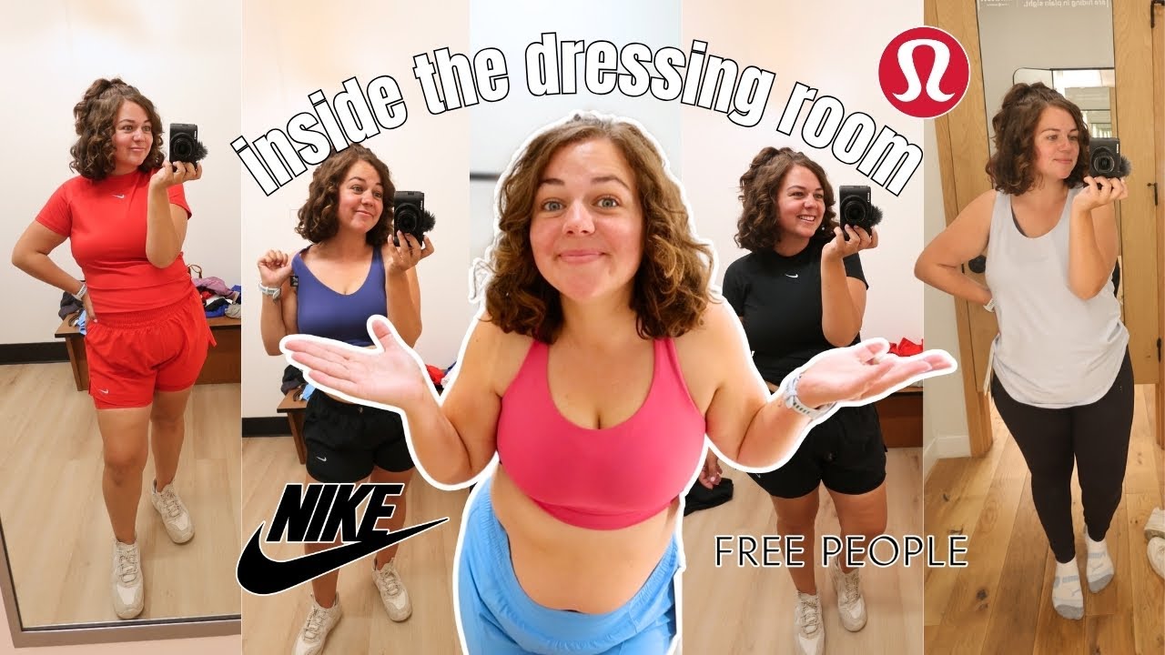 shop for workout clothes with me (nike, lululemon, free people)