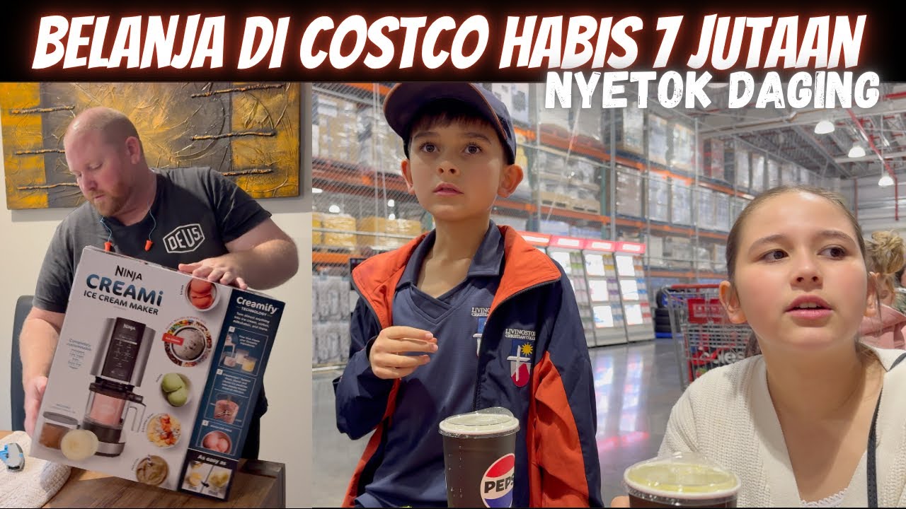 SHOPPING AT COSTCO Spent 7 MILLION - STOCKED A LOT OF MEAT