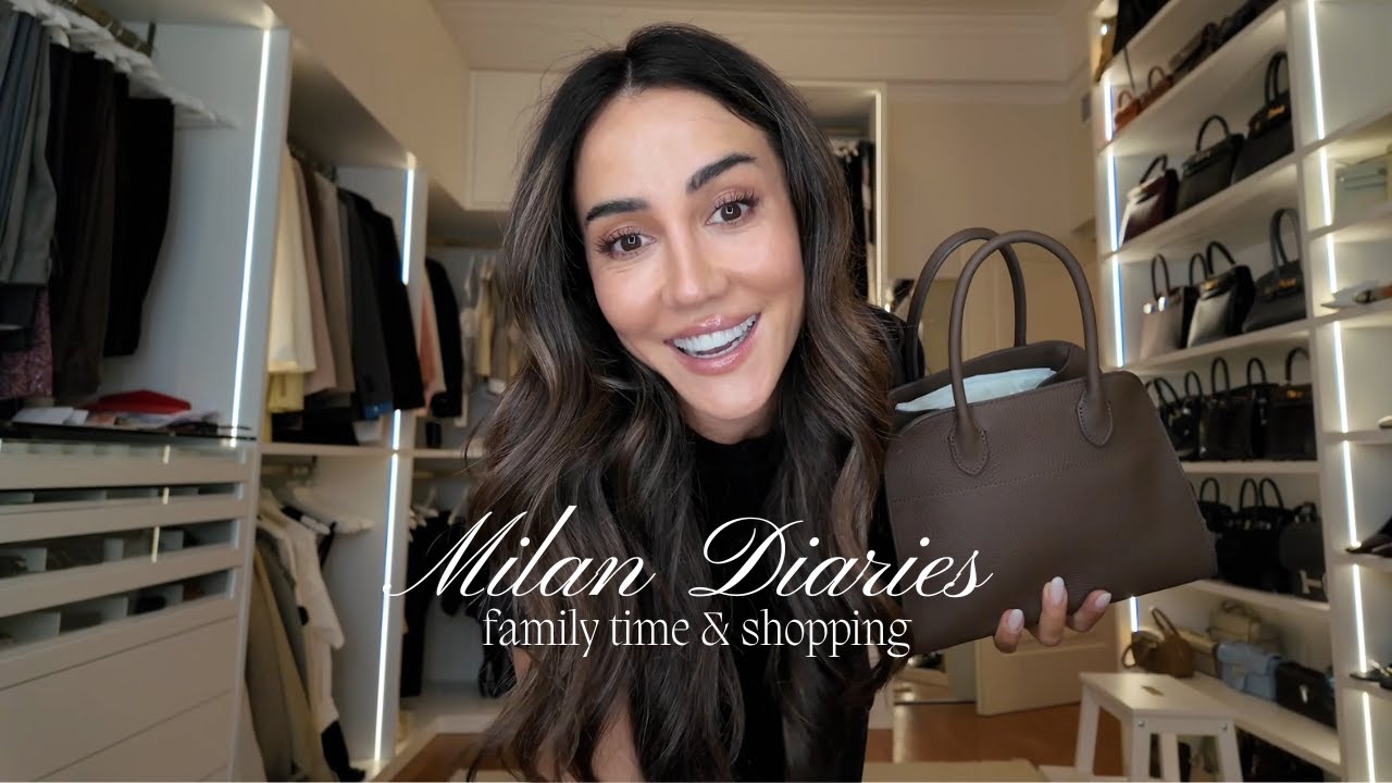 Shopping in Milan | My Most Worn Bags Hermes, Chanel, Miu Miu, Alaia, Prada etc