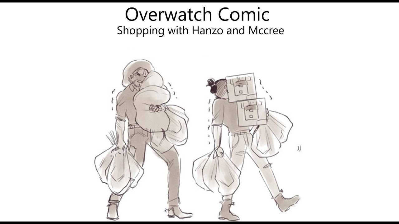 Shopping with Hanzo and Mccree [Overwatch Comic]