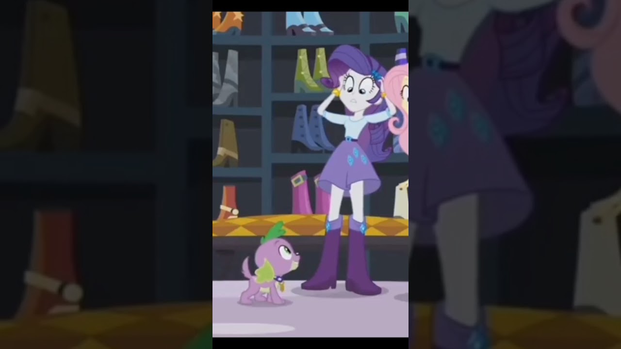 Short | Spike transformed into a Dog that can talk and Rarity gasped.