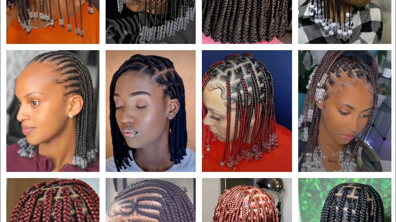 SHORT BRAIDS HAIRSTYLES//BOB//Boho PINTEREST INSPIRED 🥰
