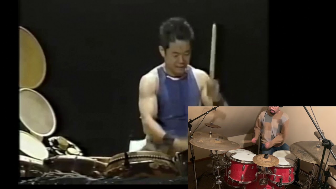 Short Jam- Drumming Along to Grandmasters Mamady Keita and Eitetsu Hayashi
