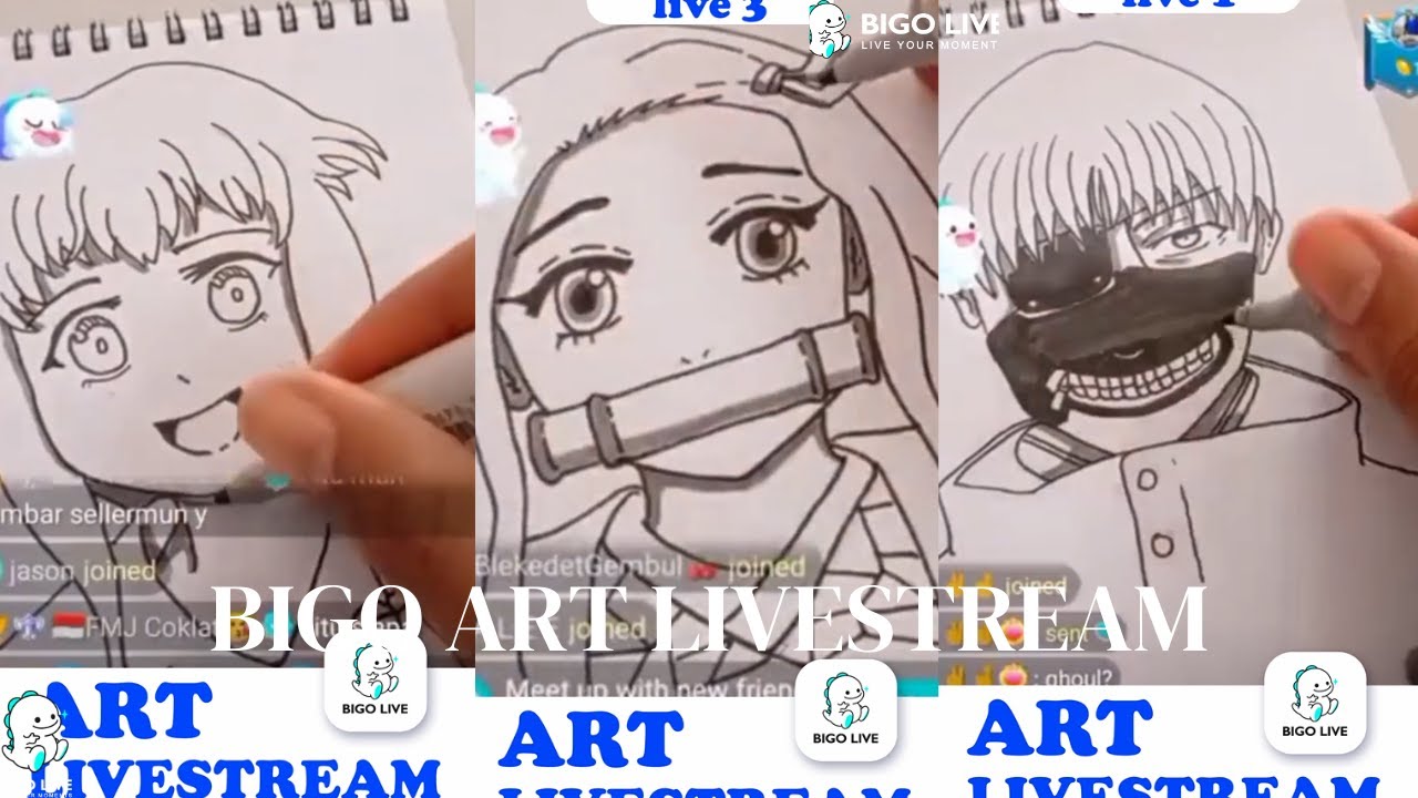 #shorts  BIGO LIVE Art Livestreamings
