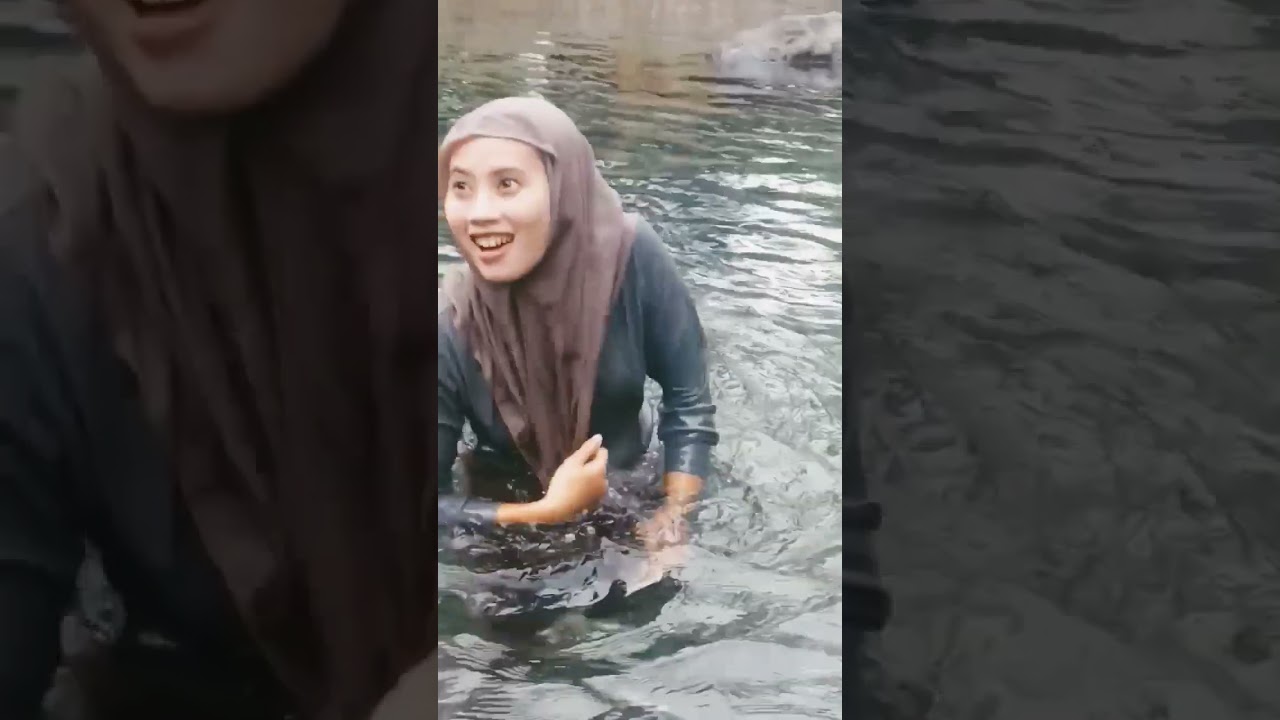 #shorts GADIS DESA MANDI DI CIBULAKAN SUMBER MATA AIR
