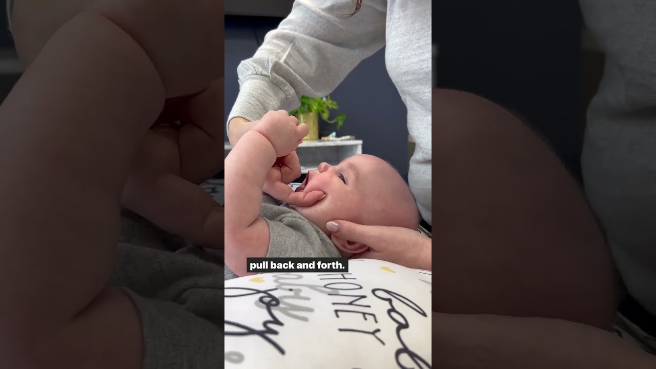 #shorts Is Your #Breastfeeding #Baby Having Trouble #Latching? This #TugOfWar #Exercise Can #Help!