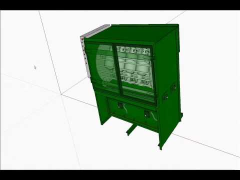 Shotking 3D Model of Propane Cylinder Blasting Machine